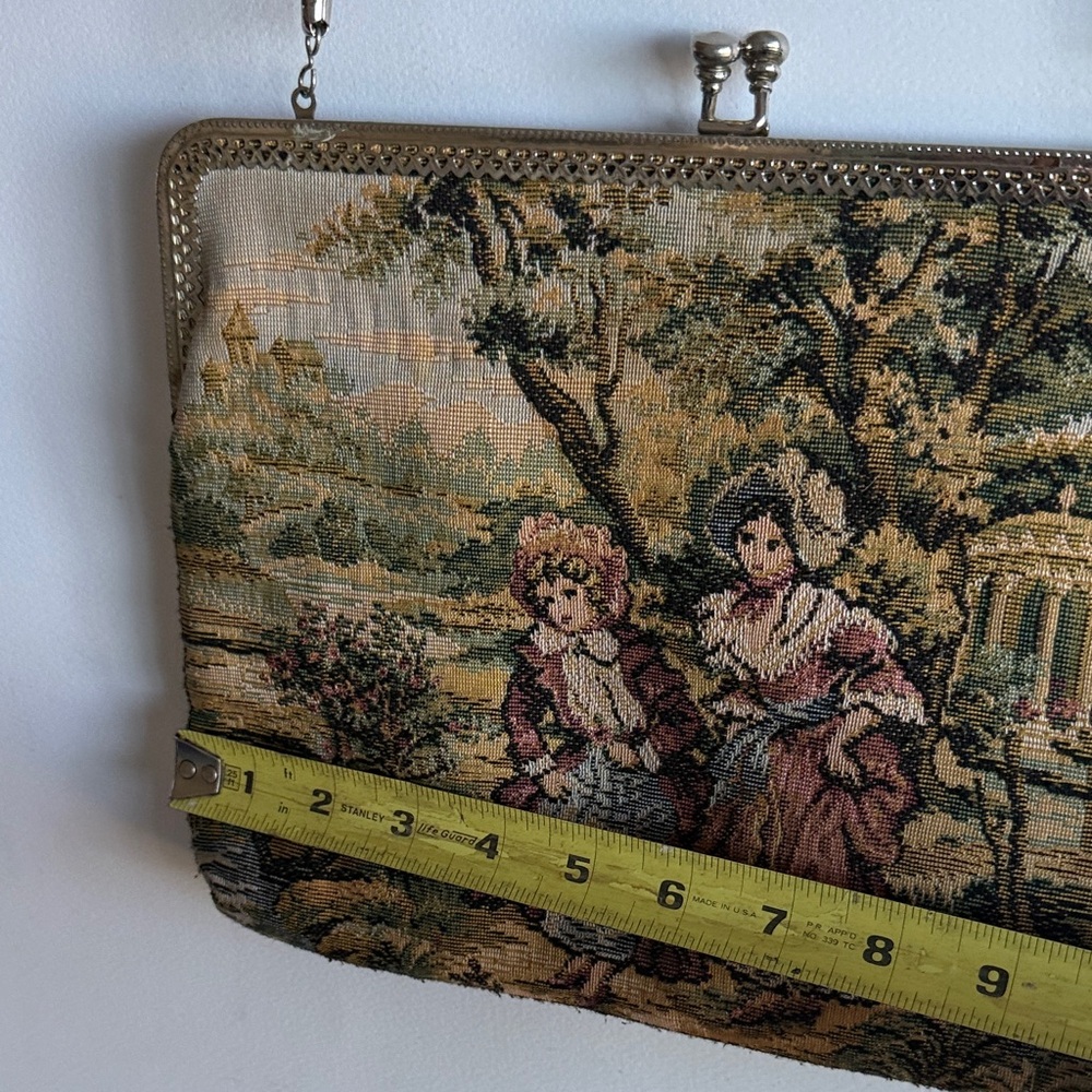 Vintage Tapestry Clutch Bag - Picture 5 of 6